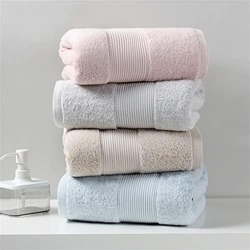 JFUYJK Голямо кърпи за баня, изработени от памук, за мъже и жени, плътна семейна вода, която може да се носи двойка влюбени (Цвят: C 2PS, размери: 150x80 см)