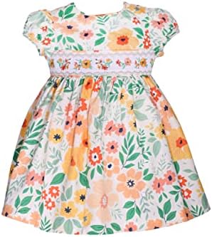 Великденско рокля за момичета Office Jean - Пролетта Рокля с флорални Принтом за деца и малки момичета