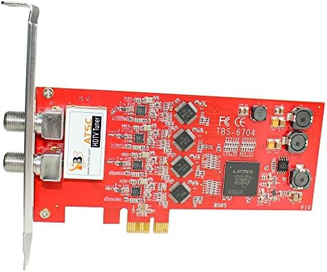 Такса PCIe с Четырехъядерным тунер С.Л.®6704 ATSC/Clear QAM за IPTV-сървър