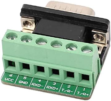Нов 9-пинов конектор Lon0167 DB9 D-SUB за връзка с печатна платка с 6-позиционни клавишни превключватели конектор (DB9 D-SUB 9Pin-Stecker