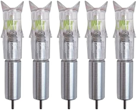 Подсвеченные греди за арбалетных стрелки (опаковка от 5 броя), Накрайници арбалетных стрели с led осветление във формата на