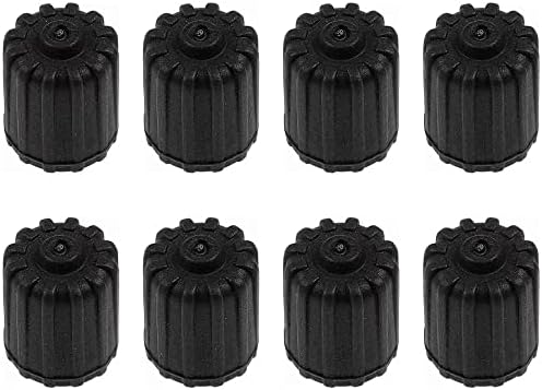 Черни Пластмасови капачки за състав на вентила гуми ГУМИТЕ с подплата, Универсални въздушни прахозащитен капачки за TPMS20008,