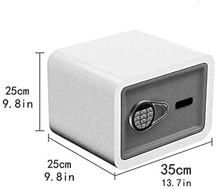 LDCHNH Големият електронен цифров сейф за бижута, домашна сигурност -имитация на заключване на сейфа (Цвят: черен)