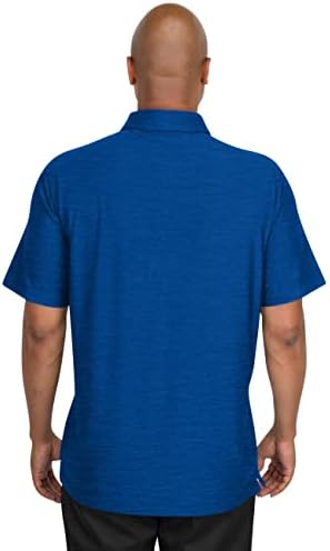 Мъжка риза поло Big & Tall за голф - 4-Лентов еластична тъкан суха кацане. Отстраняване на влага, Технология за борба с неприятна