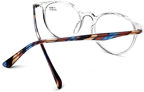 DOOViC, италиански дизайн, модни очила за четене, за жени, мъже, стилни очила в прозрачни рамки, ридеры с калъф + 1,75 здравина