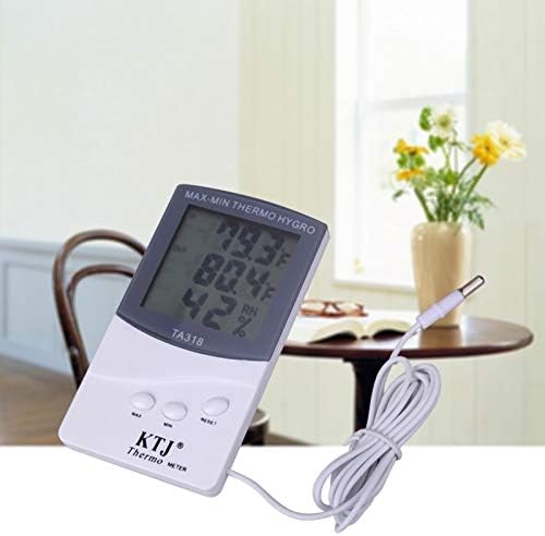 UXZDX Термометри CUJUX за помещения и на улицата, Битови, Електронни термометри и Гигрометры Измерители на температура и