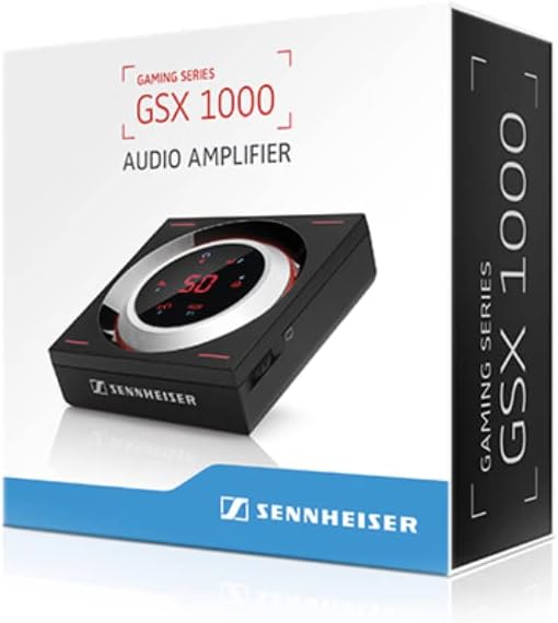 Игри аудиоусилитель Sennheiser EPOS GSX 1000 - USB - Стерео и бинауральный съраунд звук 7.1 - Специален КПР, точни настройки на еквалайзера,