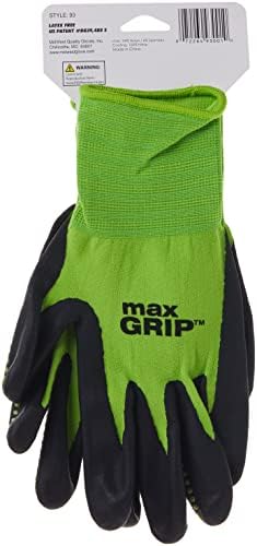 Ръкавици и облекло Midwest 93P06-SM-AZ-6 Max Grip, опаковане 6pr, Женски, Зелени, Малки