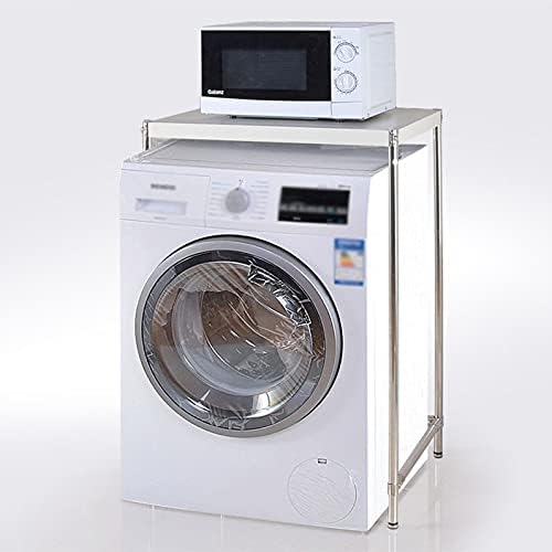 Рафтове за съхранение в банята NEOCHY, Рамки за съхранение на перални машини, Подови, Без перфорация, Идеални за съхранение на