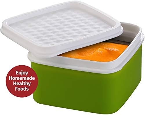 Контейнер за съхранение на храна с изолация от неръждаема стомана За деца, Малък Фланец Обяд-бокс - 3 контейнера за закуски по 8 унции