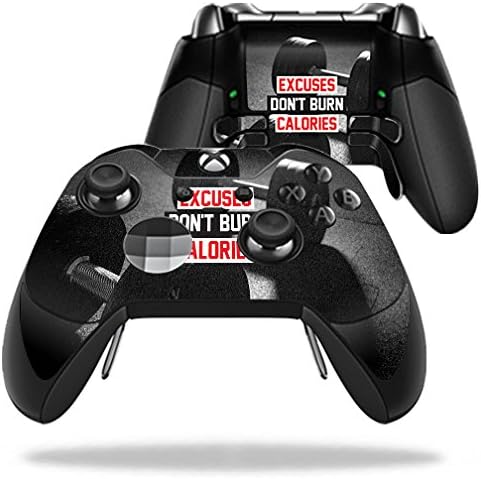 Калъф MightySkins е Съвместим с контролера на Microsoft Xbox One Elite - Изгаря калории | Защитен, здрав и уникален винил калъф