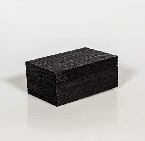 H ДОМАШНА Дървена Ковчег за съхранение с Панти капак на Дървена Кутия за Ръчно изработени Декоративни Кутия за Съхранение на Аксесоари