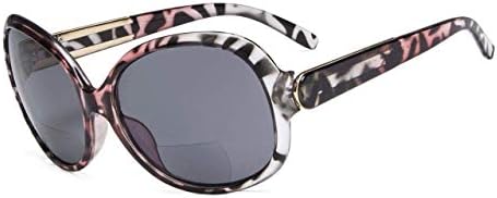Eyekepper Спестете 10% на 1 опаковка Малки, овални-кръгли слънчеви очила за четене със сиви лещи и 1 опаковка бифокальных точки в голям размер,