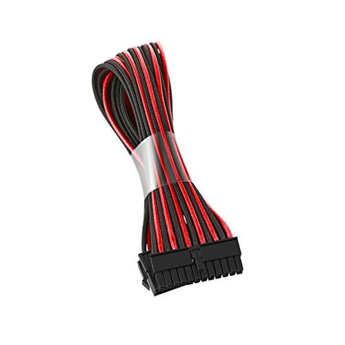 Удължител на кабела на вентилатора с 3-контактни ръкави CableMod ModFlex (черен, 60 см)