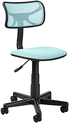 Въртящи мрежест стол Urban Shop, синьо 20,86 D x 22W x 33,46 H in