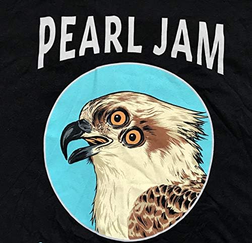 Тениска Pearl Jam seattle 3x the home показва обиколка на 2018 г. с логото на pj osprey bird