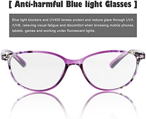 DOITOOL Мъжки слънчеви Очила със синя светлина, Блокер Очила със синя светлина, Срещу Пренапрежение на очите, Компютърни Очила за четене,