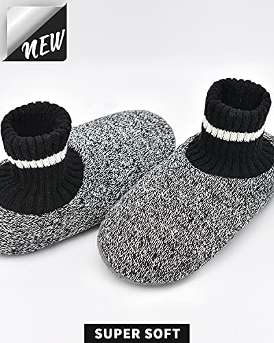 Чорапи-чехли Panda Bros, Меки и Уютни Дебели Домашни Чорапи-Носочки с Плъзгане Подметка за мъже