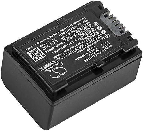 Разменени на батерията капацитет от 1030 mah за Sony FDR-AX33, Sony FDR-AX40, Sony FDR-AX45