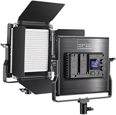 ZSEDP 660 led Видео Лампа с Регулируема Яркост Двуцветен Led Панел с LCD екран за Студийната Видео