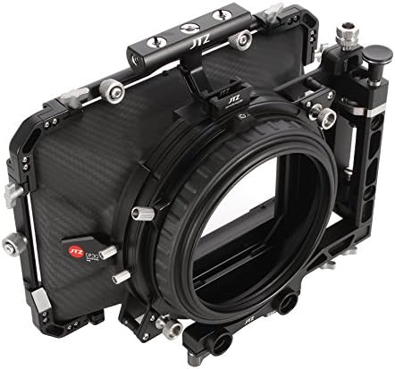 Кинообъектив JTZ DP30 от Въглеродни влакна 4x4 Матова кутия с флип от рамката на 15 мм/19 мм за Sony FS5 FS7 ARRI RED Canon C100