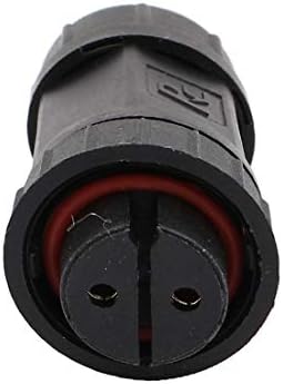 Нова резба Lon0167 M19 с 2P Клъстер ер надежден, ефективен кабелна жак Jiont Black, сертифициран RoHS (id: c80 ff 4b fdb)
