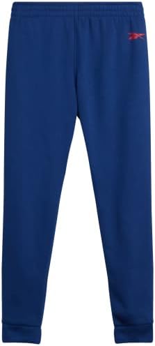 Комплект за активно бягане за момчета Reebok - Риза с дълги ръкави и Панталони от 3 теми - Спортен мек вълнен плат за костюм