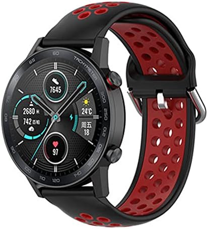 CRFYJ Каишка за часовник Ilicone за Huawei Watch GT 2 GT 46 мм/GT 2д/Honor Magic Band Спортен Гривна 22 мм Гривна Correa (Цвят: