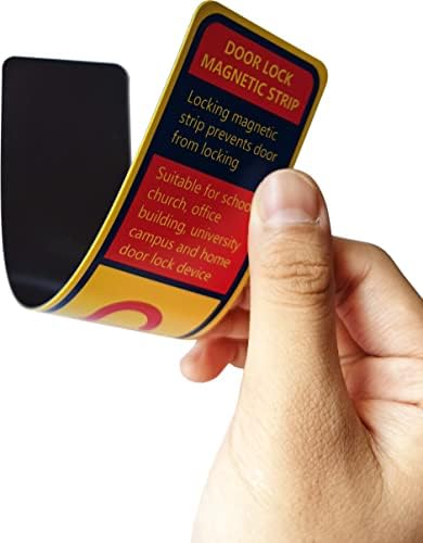 30 Опаковки Магнитни ленти за заключване на входовете на устройства за сигурност Тънки Магнитни Ленти Училище Офис Отбивка