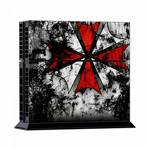 Комплект Винил стенни конзоли/ контролер ModFreakz® - Червено Лого Umbrella за PS4 Original