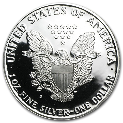 Американски Сребърен Орел 1991 Г. През Нежната Хубав и COA с разбивка по 1 долар на Монетния двор на САЩ