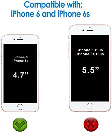 Защитно фолио JETech за iPhone 6 и iPhone 6s, 4.7 инча, Фолио, изработени от закалено Стъкло, 2 опаковки