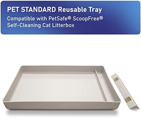 Стандартна тава за многократна употреба за домашни любимци, Съвместим с Самоочищающимся кутия за котешки тоалетни PetSafe ScoopFree