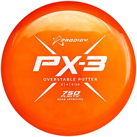 Prodigy Disc 750 PX-3 | Стабилна дискова стика за голф и диск за кацане подход | Изключително издръжлива пластмаса 750 проба