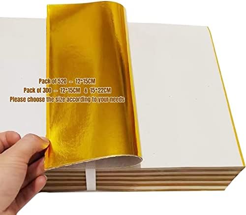 Хартия CAJOLI Chinese Joss - Пари Предци хлебна Златно фолио за изгаряне (Опаковка от 520 броя)