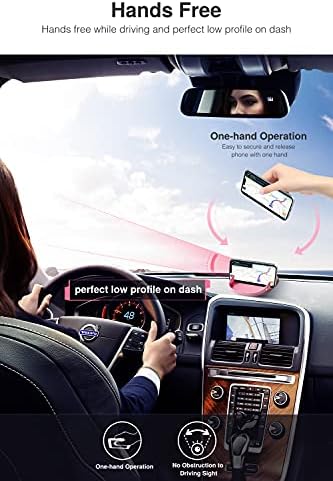 Кола за телефон Loncaster, Розова и Лилава Планина за мобилен телефон, Автомобилен Силикон подложка за различни приборных