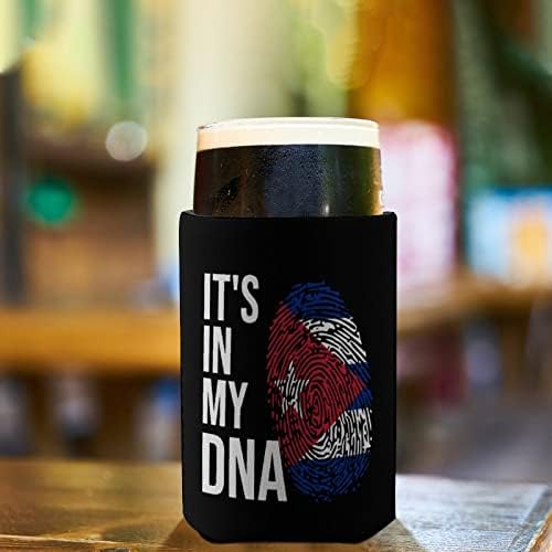 It ' s in My DNA Кубински Флаг за Многократна употреба поставки за чаши за Кафе с Лед, Изолиран поставка за Чаши с Хубав Модел