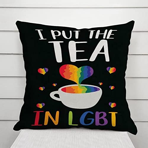 Аз слагам Чай в една Калъфка за ЛГБТ-Калъфки за възглавници, Романтична Калъфка за възглавница, Розова Гордост, Гей, Лесбийка, един