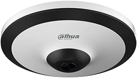 Dahua IPC-EW5541-5-мегапикселова панорамна IP мрежова камера Рибешко око, фиксиран обектив 1.4 мм, вграден микрофон, AI WizMind, ниска