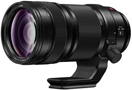 Беззеркальная камера с телефото обектив Panasonic LUMIX S PRO 70-200 мм F4 и 2 Телеконвертерами