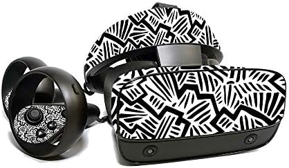Корица MightySkins за Oculus Rift S - Абстрактен черно | Защитно, здрава и уникална Vinyl стикер | Лесно се нанася, се отстранява и обръща