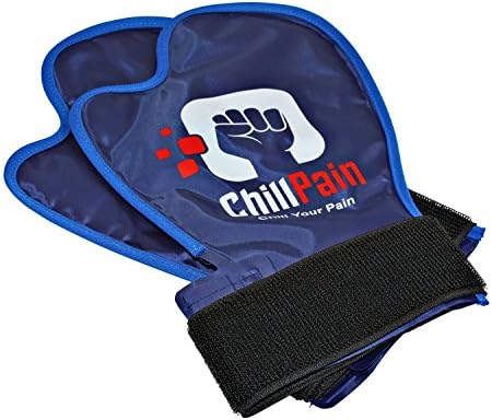 Множество ръкавица с лед за студена терапия, за възпалени ръце от ChillPain. Ръкавици за опаковане на лед ChillPain са предназначени