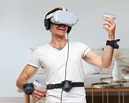 Колан за проследяване на виртуална реалност Skywin VR и комплект ремъци за проследяване на система за HTC Vive Tracker Pucks - Регулируема