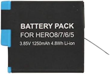 Замяна на батерията AHDBT-801 в комплект с 1 зарядно устройство за екшън камерата GoPro Hero 5 - Съвместима с напълно декодированным