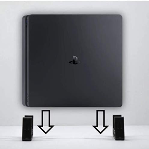 Регулируема вертикална Поставка за тънка конзола 3D Cabin PS4, са на Разположение Различни Цветове Черен