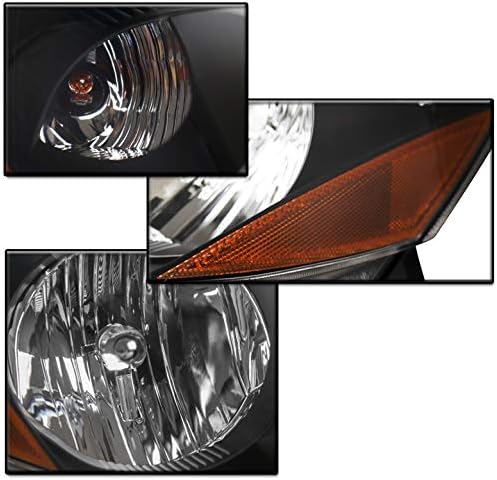 ZMAUTOPARTS Смяна на Черни Фарове налобные светлини с 6,25 Бели led светлини DRL За Toyota Sienna 2006-2010