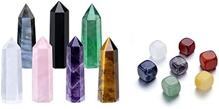 Комплект магически пръчки с Лечебни кристали CrystalTears и камъни-Кристали, Чакри (2 броя)