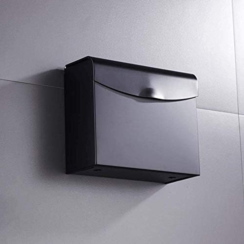 ZLDXDP Черен Държач за Тоалетна Хартия Окачен Държач за Тоалетна Хартия За Баня, Монтиране на стена, Стенен Монтаж