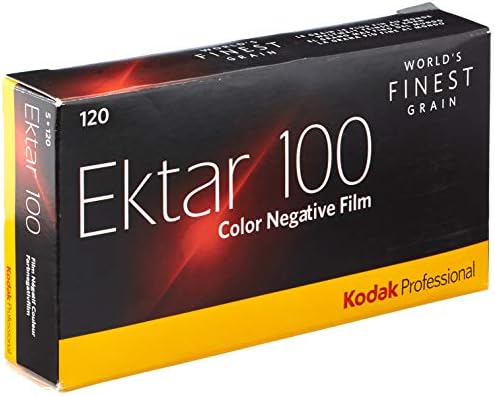 Цветна негативна филм на Kodak Professional Ektar ISO 100, Размер на 120, Опаковка 5 броя, *САЩ*