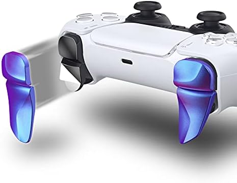 Пълнители Раменни бутони PlayVital за контролер PS5, Пълнители броня за контролер PS5 - Син